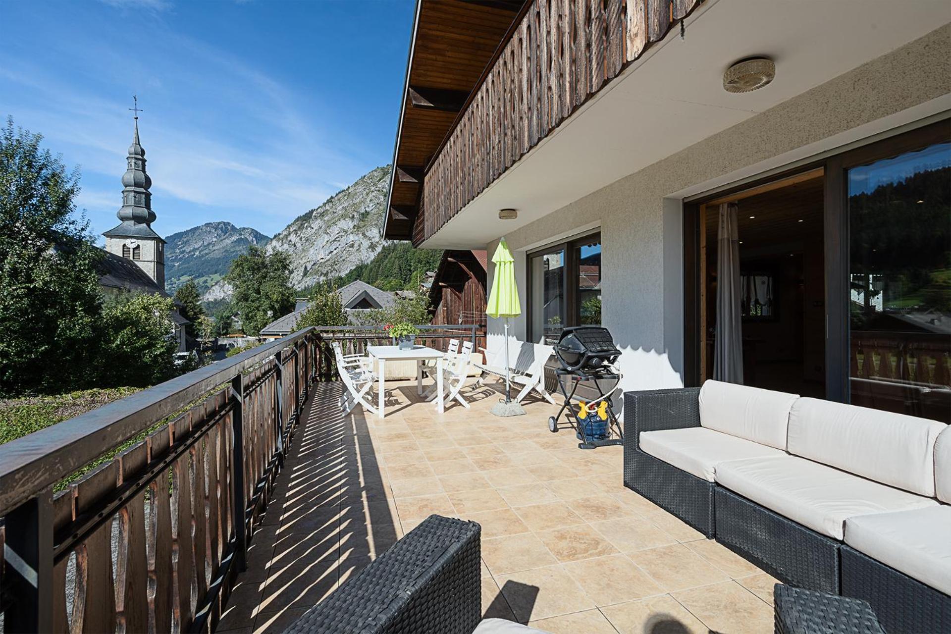 Chalet Les 4 Saisons - Ski, Parking Et Jardin Abondance Esterno foto