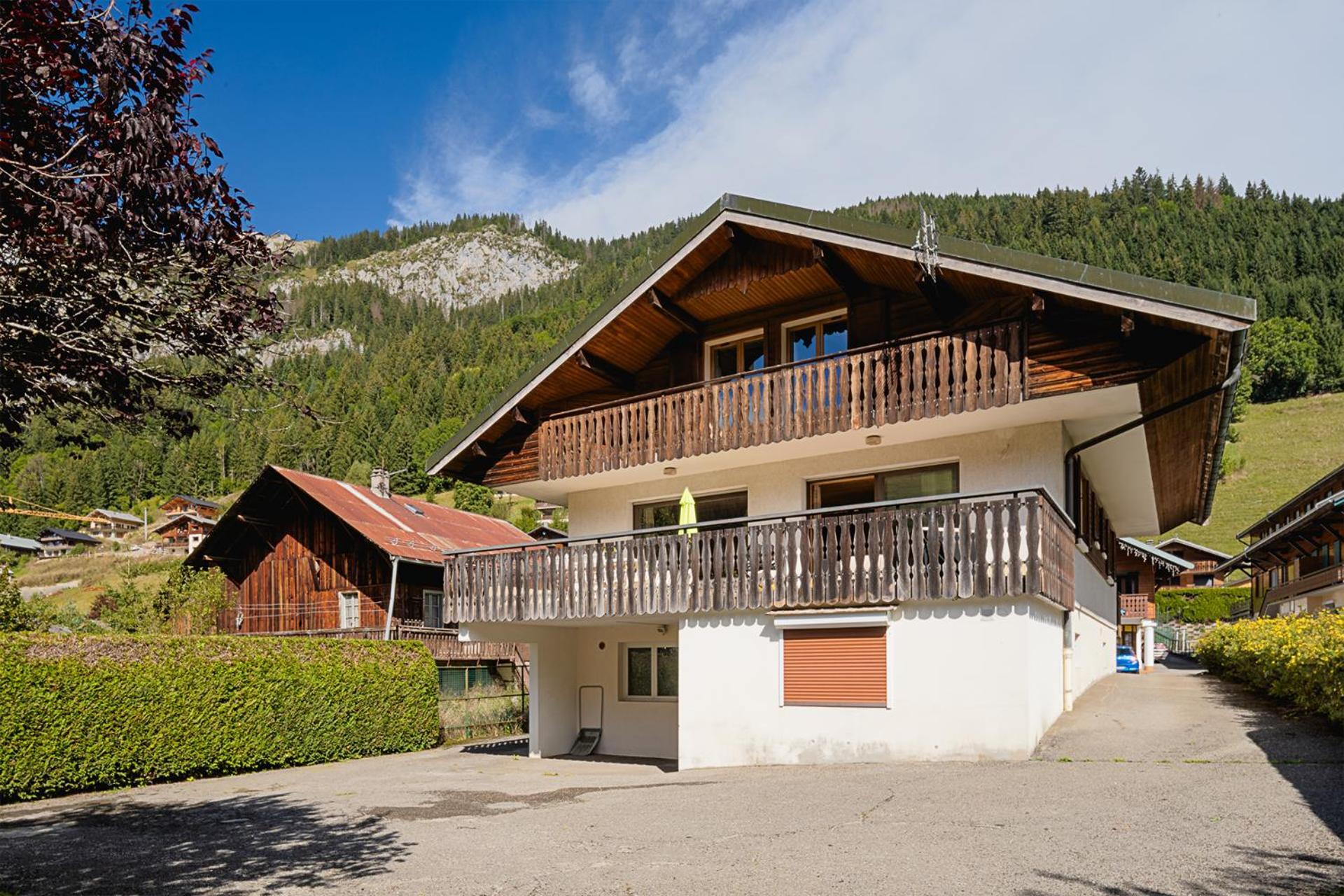 Chalet Les 4 Saisons - Ski, Parking Et Jardin Abondance Esterno foto