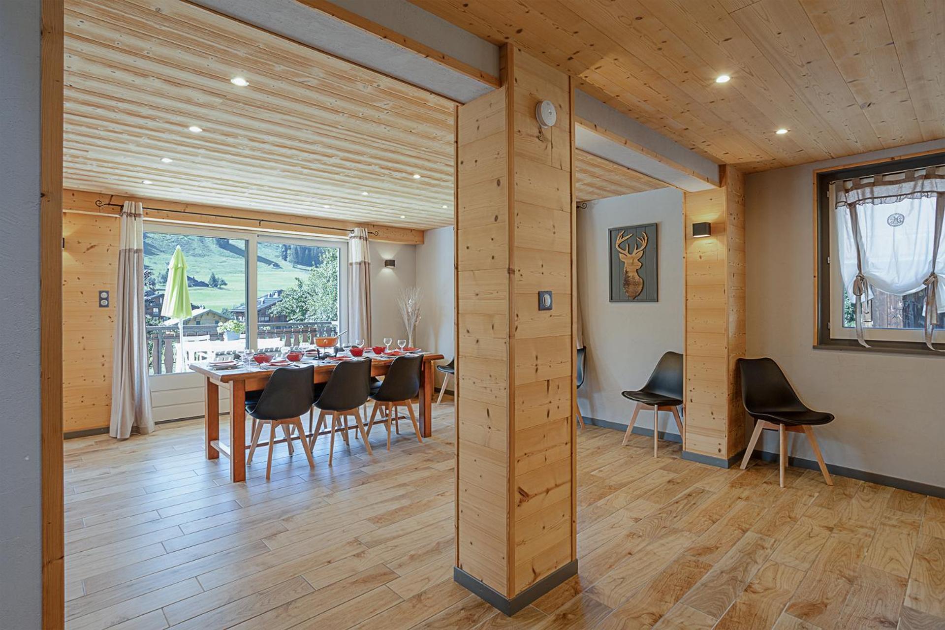 Chalet Les 4 Saisons - Ski, Parking Et Jardin Abondance Esterno foto